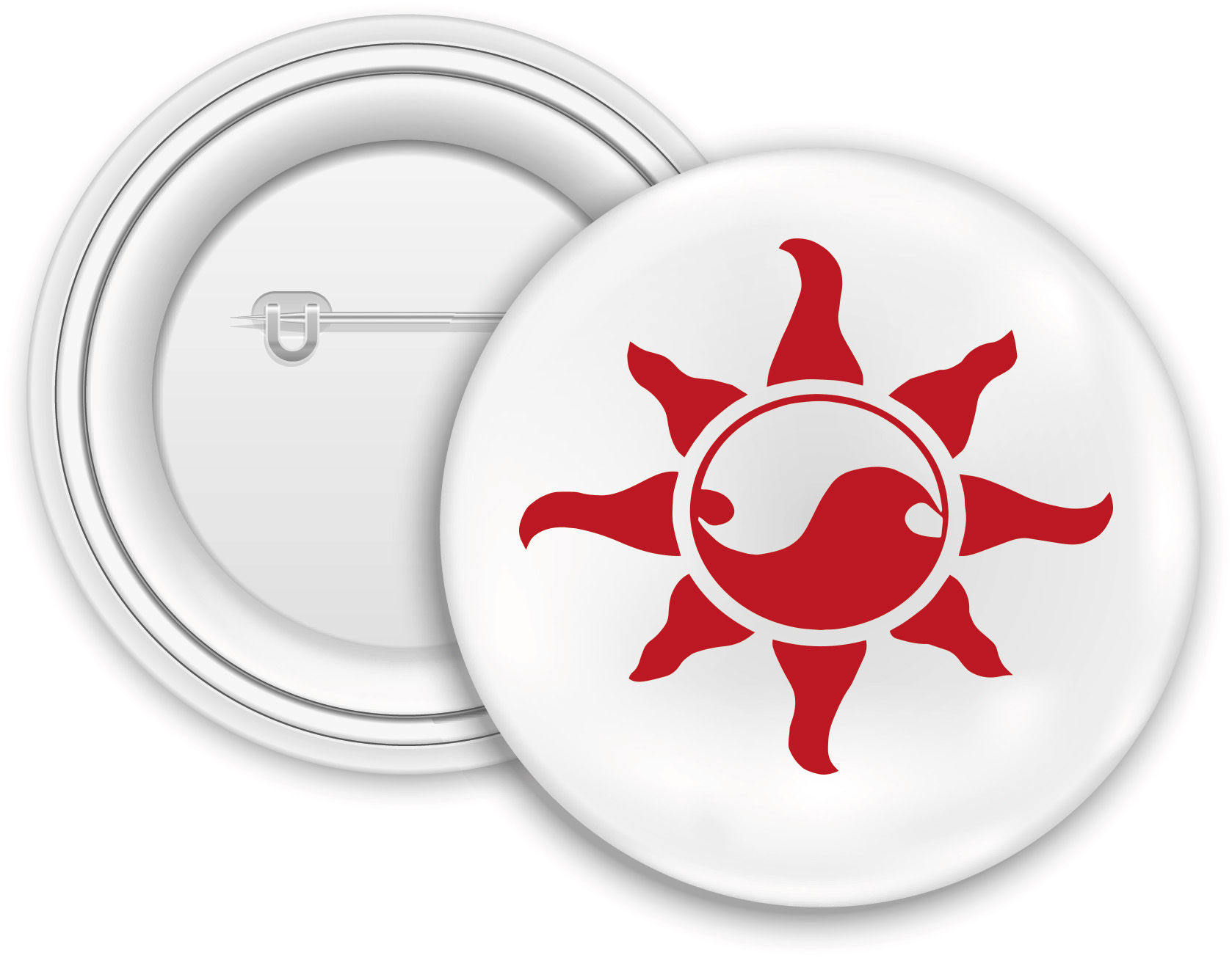 Button Swell und Yang (32mm)     