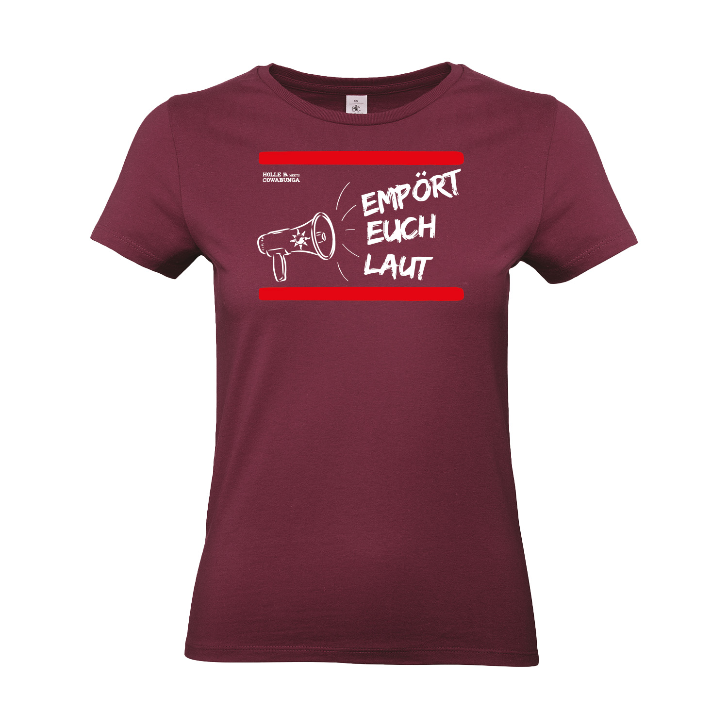 T-Shirt tailliert »Empört euch laut«          